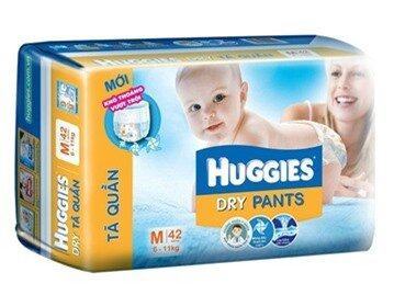 Tã quần Huggies size M42 miếng (trẻ từ 6-11 kg)