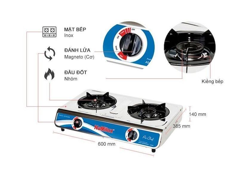 Giới thiệu một số bếp gas giá rẻ để bạn tham khảo