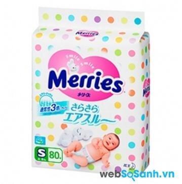 Những điểm mẹ cần biết về bỉm Merries Size S