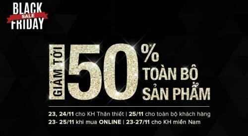 Canifa giảm giá 50% vào Thứ Sáu Đen 2016