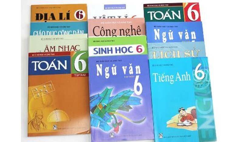 Bộ sách giáo khoa lớp 6 năm học 2018-2019 bao gồm những quyển gì? Giá bao nhiêu tiền?