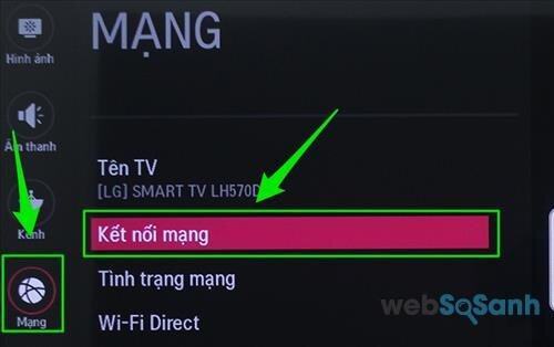 Internet trên TV thông minh LG