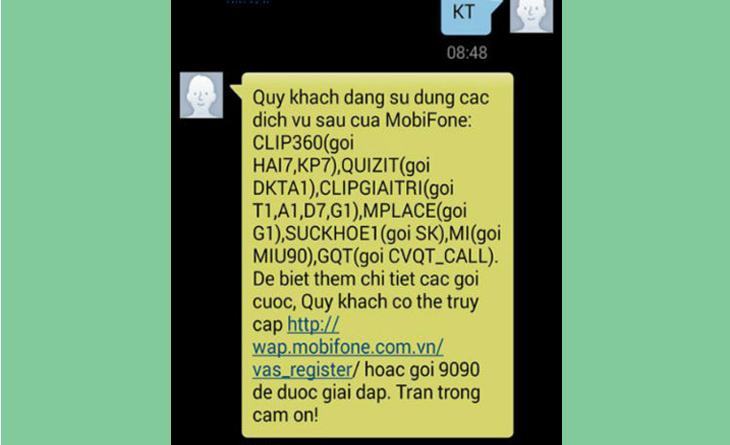 Cách kiểm tra dịch vụ, gói cước MobiFone đang sử dụng nhanh nhất