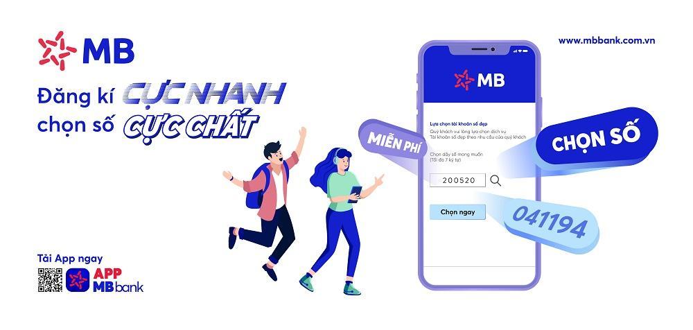 Hướng dẫn cách mở tài khoản số đẹp MBBank online miễn phí