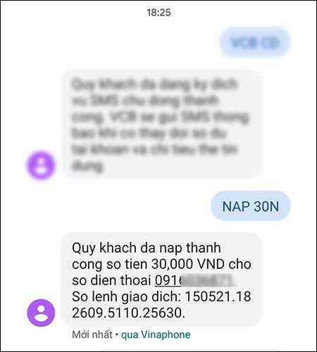 3 cách nạp tiền điện thoại qua ngân hàng Vietcombank nhanh, đơn giản