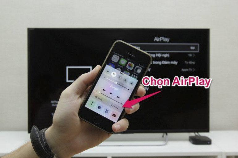 Phần mềm điều khiển TV AirPlay