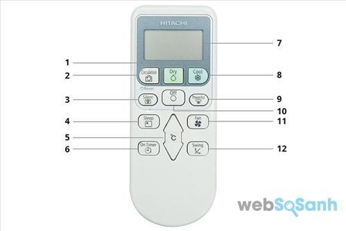 Cách sử dụng Remote điều khiển máy lạnh Hitachi nội địa Nhật