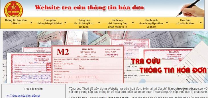 Cách tra cứu hóa đơn điện tử online trên website Tổng cục Thuế