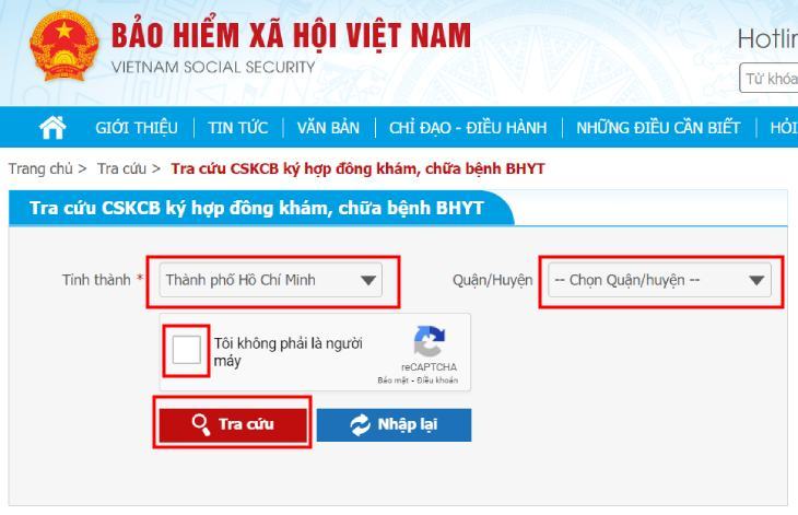 Giao diện trang web