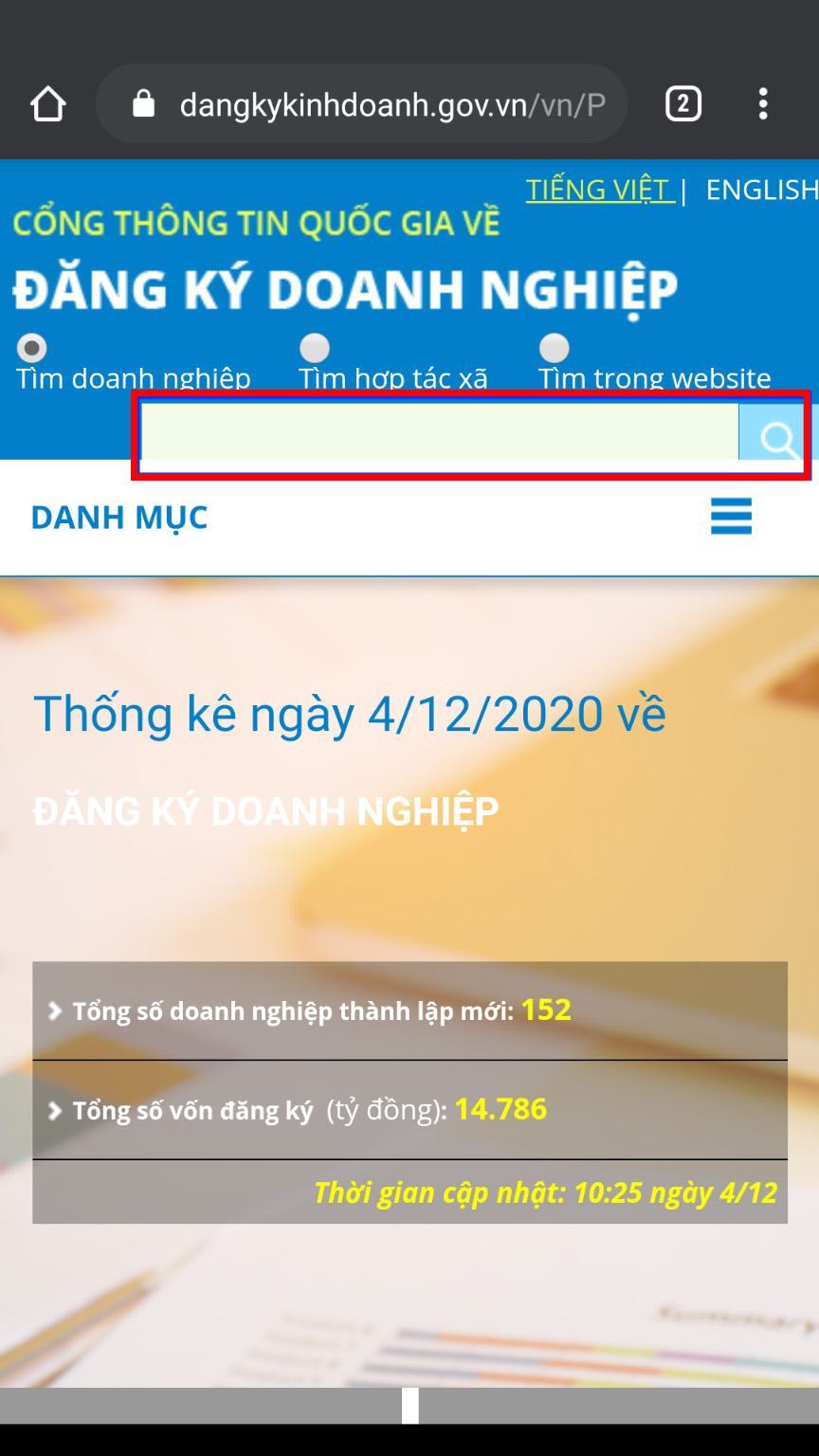 6 website hỗ trợ tra cứu thông tin, tình trạng hoạt động của doanh nghiệp thông qua mã số thuế