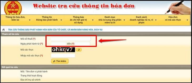 Nhập thông tin thanh toán để tham khảo