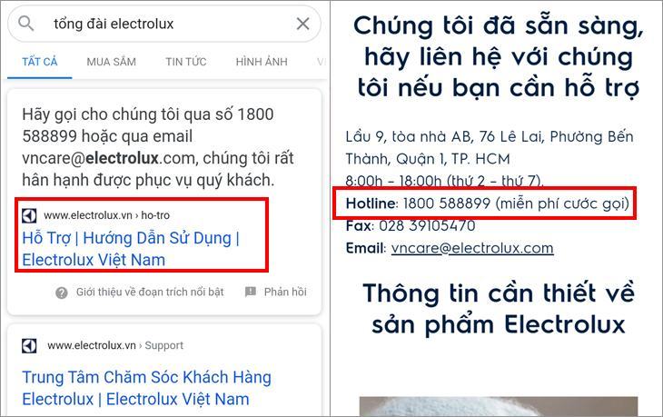 Liên hệ tổng đài chính thức