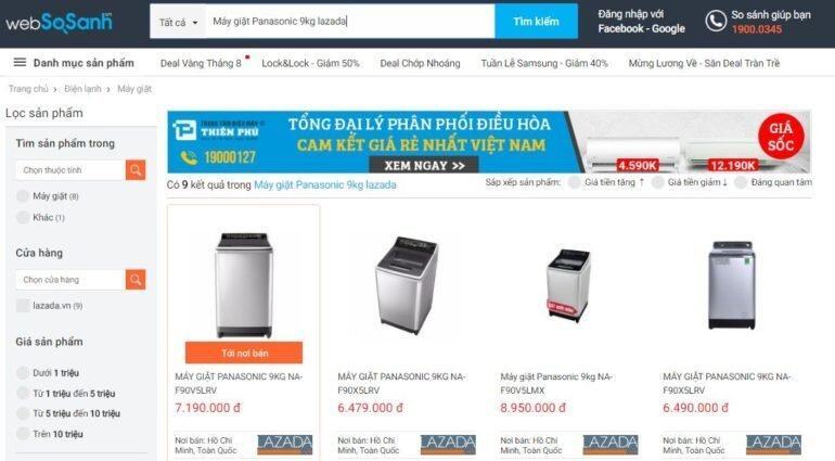 Có 9 kết quả máy giặt panasonic 9kg lazada