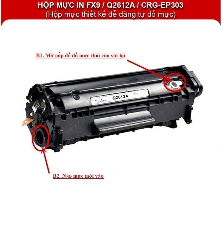 Hộp mực Canon 2900, 3000, HP 1010,1020,1022,3020, M1005