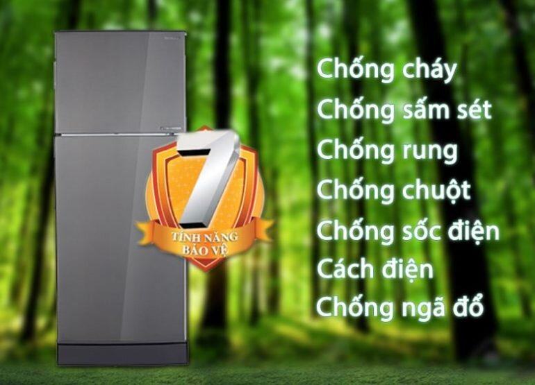 Tủ lạnh Sharp Inverter 196 lít SJ-X201E-DS