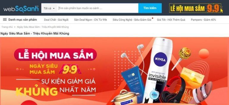 99.999 ưu đãi rẻ vô địch trong ngày siêu mua sắm 9.9 đừng bỏ lỡ !