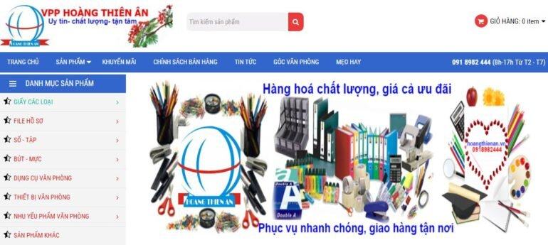 Văn phòng phẩm Hoàng Thiên Ân – Địa chỉ cung cấp sỉ lẻ các loại giấy in, photocoppy, thiết bị văn phòng ngành văn phòng phẩm uy tín, chất lượng