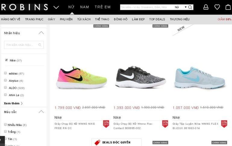 Tôi có thể mua giày Nike chính hãng sale-off ở đâu tại Việt Nam?