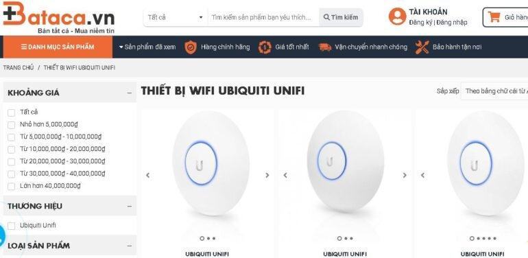 Thiết bị phát wifi Ubiquiti Unifi