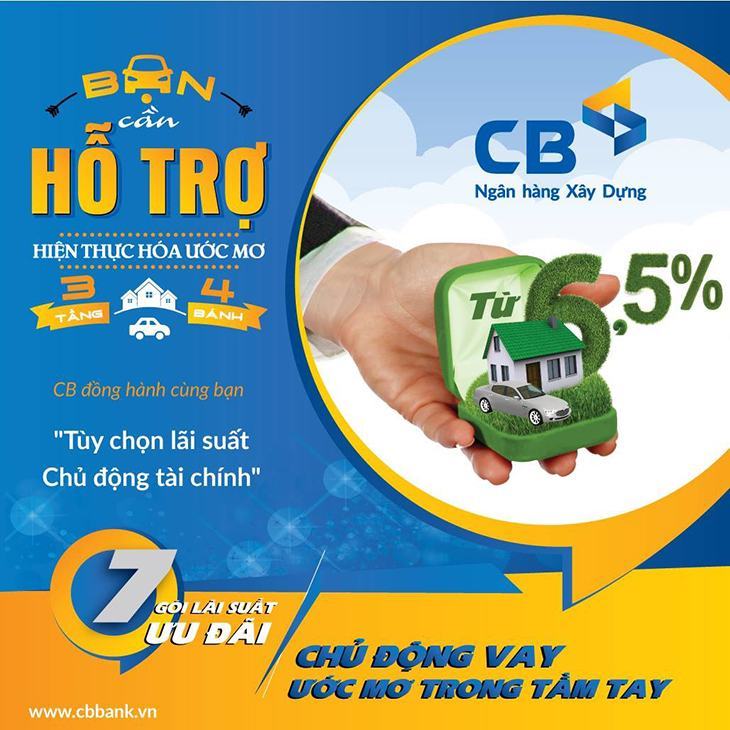 CBBank cung cấp nhiều gói vay ưu đãi cho khách hàng