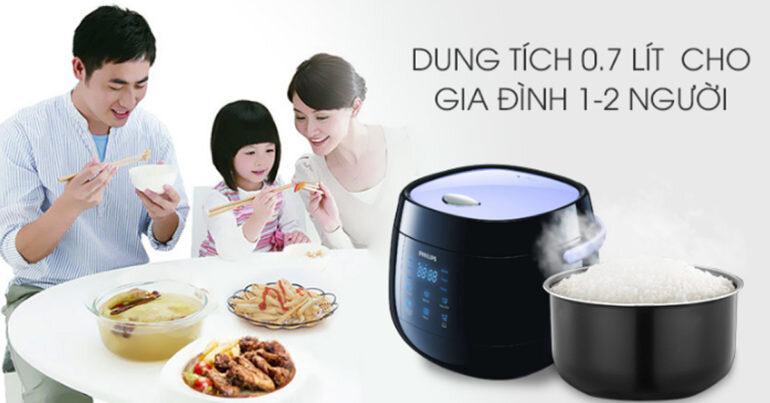 Nồi cơm điện tử Philips 0,7 lít HD3060