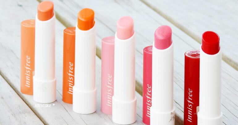 Review son dưỡng innisfree glow tint lip balm – Lành tính, lên màu tự nhiên, dưỡng ẩm tốt, giá hạt dẻ