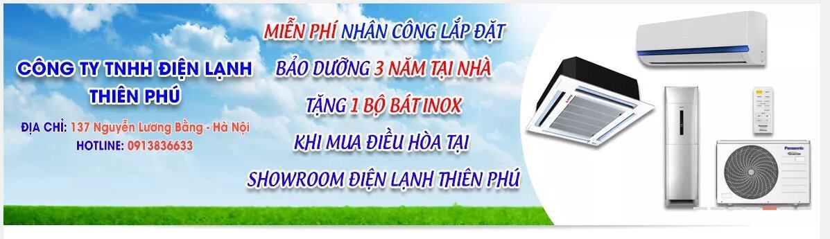 Địa chỉ đại lý điều hòa Panasonic chính hãng tại Hà Nội, thành phố Hồ Chí Minh