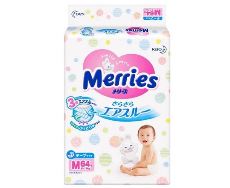 Tã / Tã / Quần Merries mini nội địa