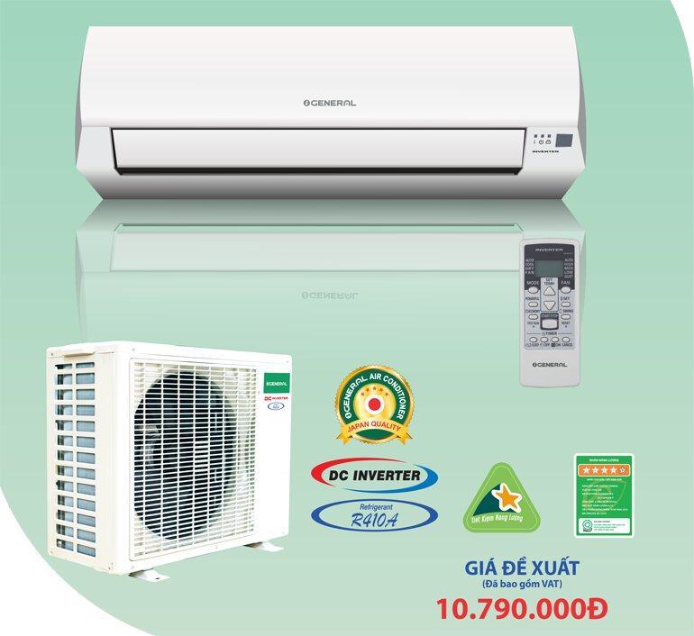 Điều hòa General inverter 9000btu ASGG09JLTB-V có là sự lựa chọn tốt cho phòng diện tích nhỏ