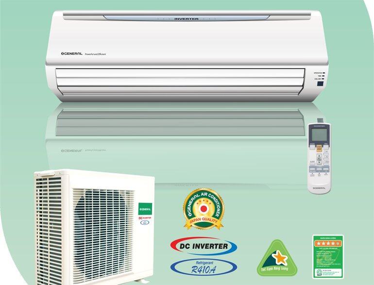 Điều hòa General 24000btu inverter ASGA24JCC – tiết kiệm điện hơn cho các phòng lớn