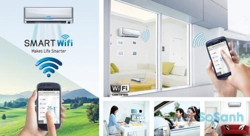 Điều khiển điều hòa Gree bằng smartphone với máy lạnh inverter wifi 2017