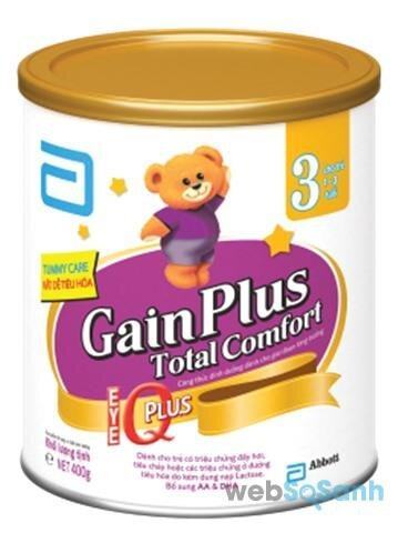 Đánh giá sữa bột Similac Gain Plus Total Comfort dành cho trẻ rối loạn tiêu hóa, bất dung nạp lactose