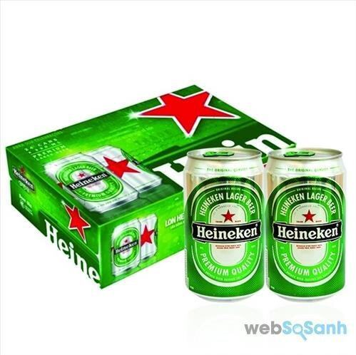 Giá bia heineken lon