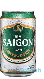 Giá bia Sài Gòn lon xanh Lớn hơn