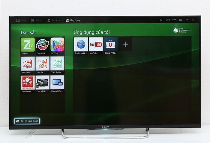 Giao diện TV Sony