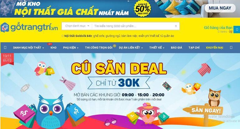 Ưu đãi đặc biệt khi mua sản phẩm tại Go Home