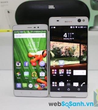 So sánh điện thoại di động Xperia C5 Ultra và Redmi Note 3