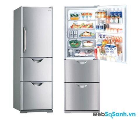 Tủ lạnh Sanyo SR-261M thiết kế 3 cửa độc đáo