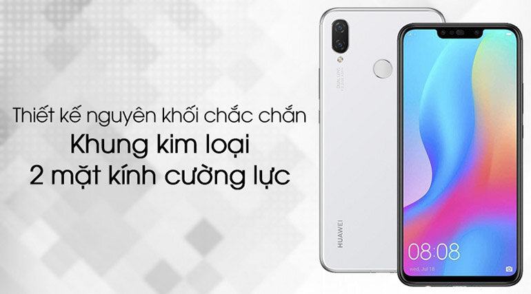 Điện thoại Huawei Nova 3i phiên bản trắng ngọc trai: Thiết kế trang nhã, tinh tế, giá rẻ 6,9 triệu đồng