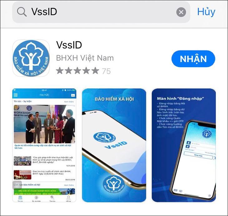 Tải xuống VssID trên iPhone