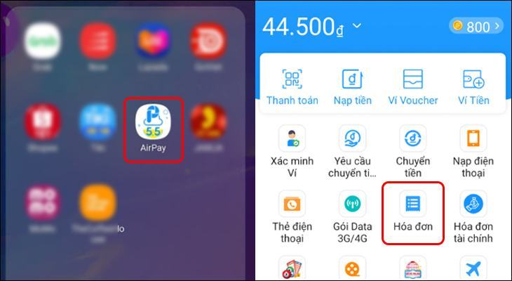 Hướng dẫn cách tra cứu, thanh toán Internet FPT trên ví AirPay cực nhanh