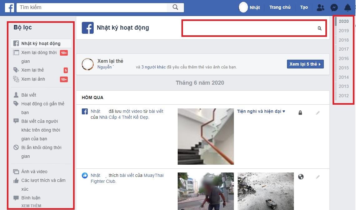 Sử dụng bộ lọc trên Facebook