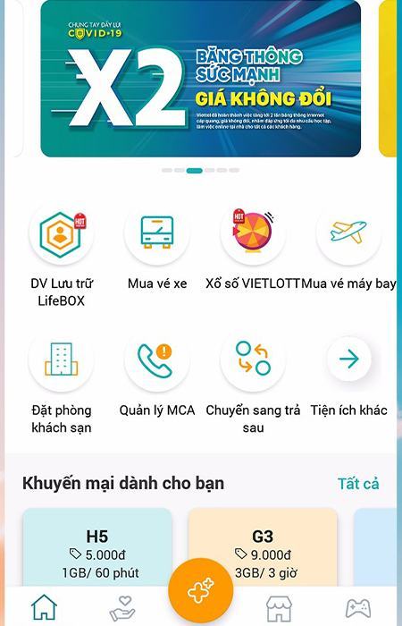 Đăng nhập vào ứng dụng bằng tài khoản là số điện thoại và mật khẩu bạn vừa tạo