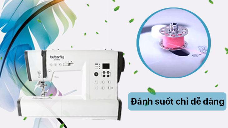 Hướng dẫn sử dụng chi tiết Máy may điện tử gia đình Butterfly JD1197