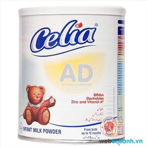 Sữa bột Celia AD giải pháp dinh dưỡng cho trẻ bị tiêu chảy