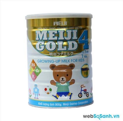 Sữa bột Meiji gold 4 giúp trẻ từ 3 đến 7 tuổi phát triển toàn diện