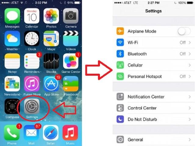 Cập nhật iOS 7.1 trên iPhone, iPad