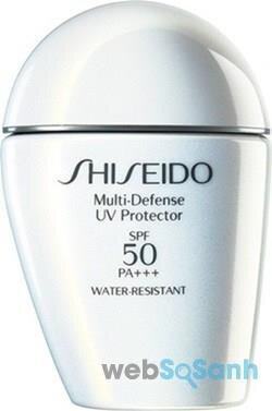 Kem chống nắng cho da dầu shiseido water free