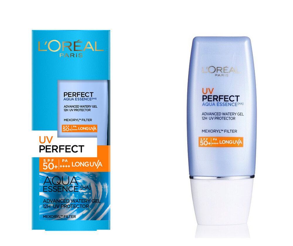 Review Kem Chống Nắng giá rẻ L’Oreal Paris UV Perfect Aqua Essence SPF50+ PA++++