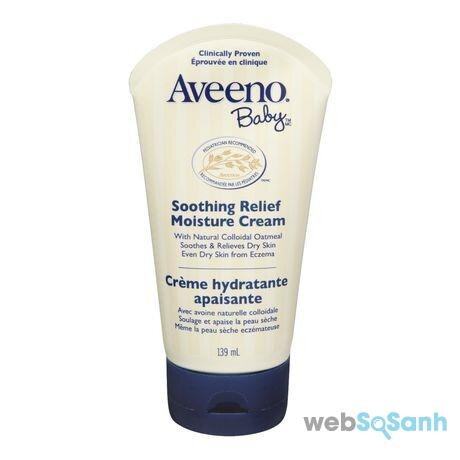 Review kem dưỡng ẩm cho bé Aveeno Baby Soothing Relief Moisture – cho làn da bé luôn trong mướt và mịn màng